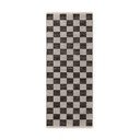 Covor tip traversă negru/crem țesut manual din amestec de iută 80x200 cm Rex – Hanse Home