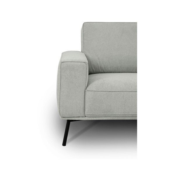 Colțar gri deschis cu tapițerie din chenille (cu colț pe partea dreaptă/în formă de ”L”) Amsterdam – Scandic-image-4