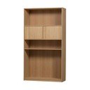 Bibliotecă modulară cu aspect de lemn de stejar 110x199 cm Modulair – vtwonen