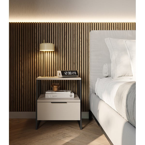 Noptieră crem Velia – Marckeric-image-1