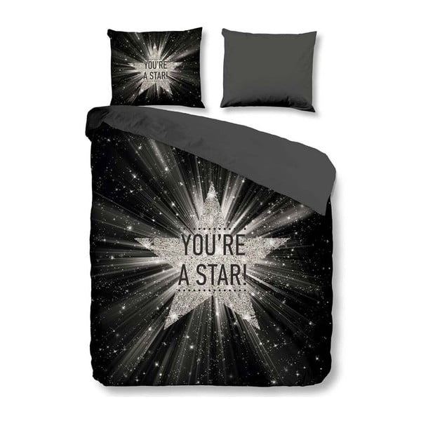 Lenjerie de pat din micropercal Muller Textiels Stars, 200 x 200 cm