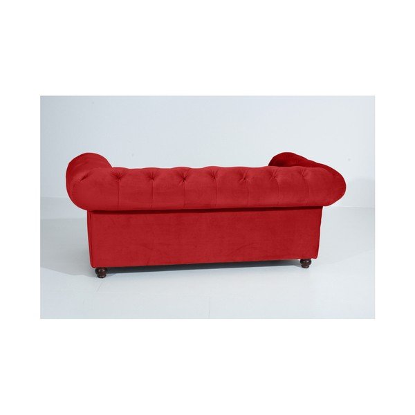 Canapea Max Winzer Orleans Velvet, 196 cm, roșu-image-4
