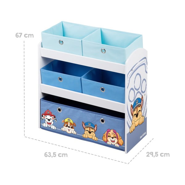 Organizator de jucării pentru copii 63.5x29.5x67 cm Paw Patrol – Roba-image-2
