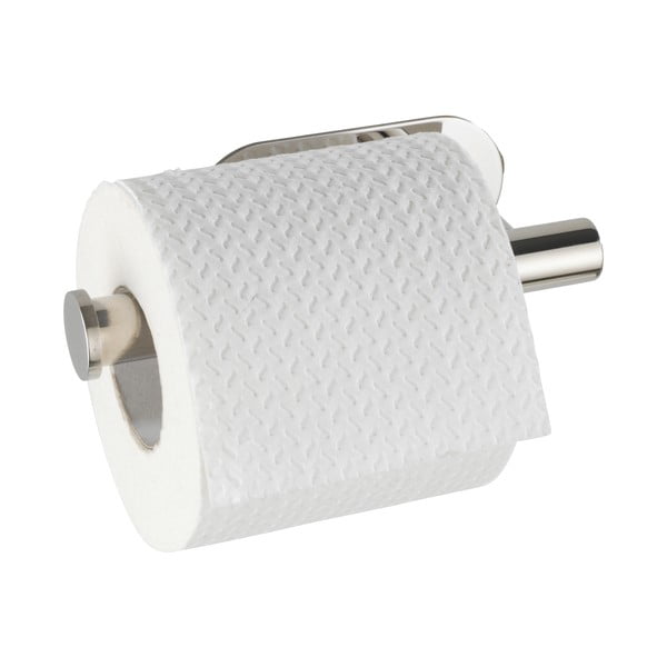 Suport oțel inoxidabil pentru hârtie igienică fără sistem de prindere cu șurub Wenko Turbo-Loc® Orea Shine-image-2