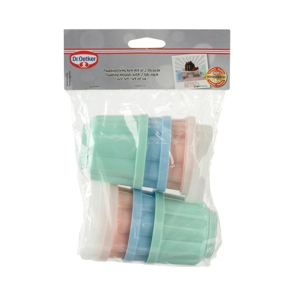 Set 6 forme de budincă Dr. Oetker Pastel, 150 ml-image-2