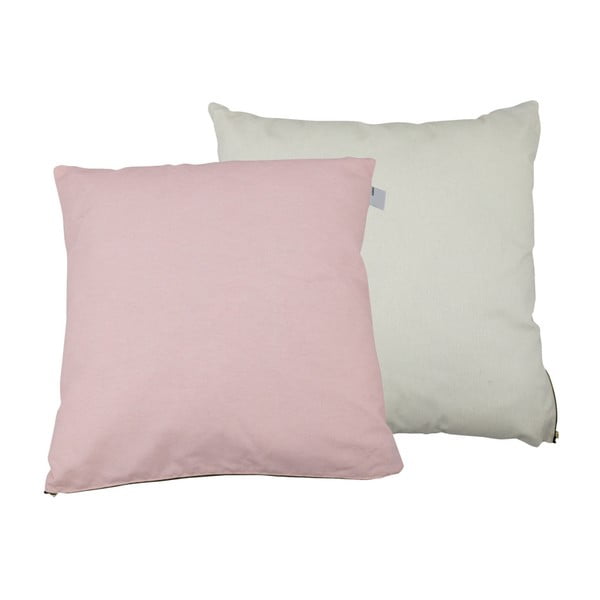 Set 2 perne Karup Deco Cushion Pink Peonie/Natural, 45 x 45 cm