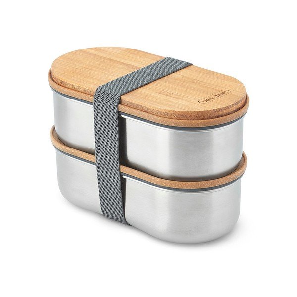 Cutie pentru prânz 2 buc. compartimentată Bento – Black + Blum-image-3