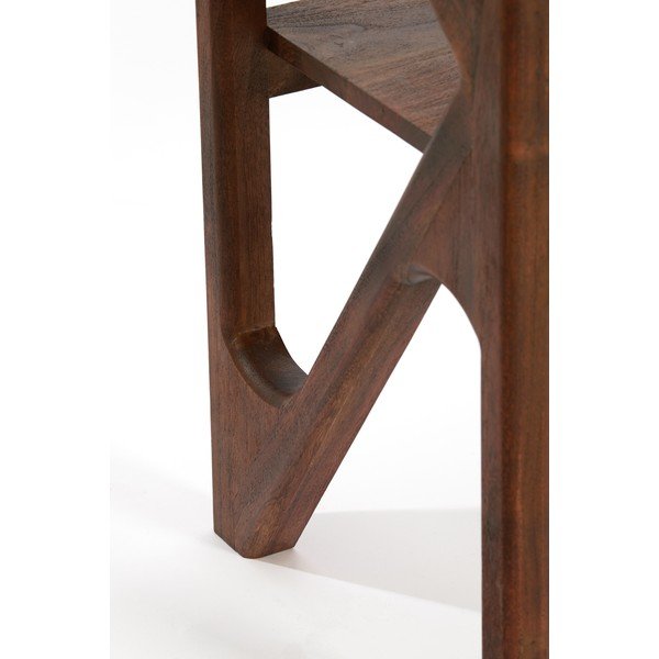 Masă consolă în culoare naturală cu blat din sticlă 41x119 cm Yuki – Light & Living-image-4