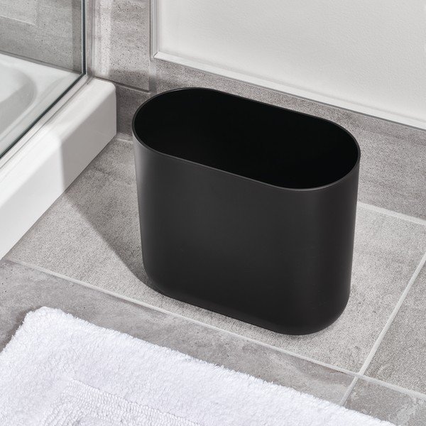 Coș de gunoi iDesign Cade, 6,5 l, negru-image-1
