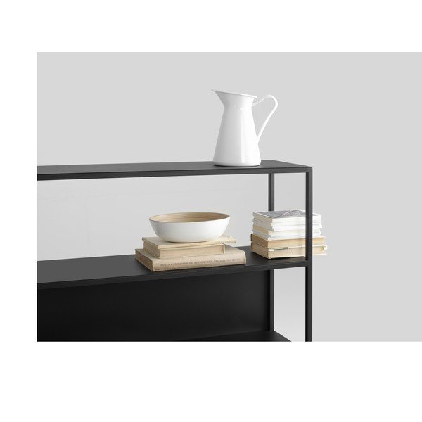 Bibliotecă CustomForm Hyller Side, negru-image-2