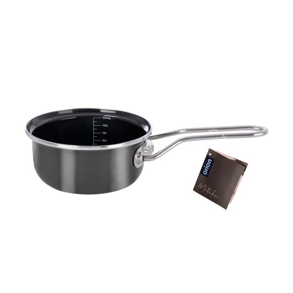 Tigaie smalțuită 1,25 l Metalic – Orion-image-3