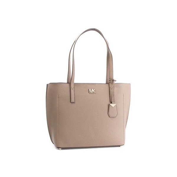 Geantă din piele Michael Kors Ana, maro deschis