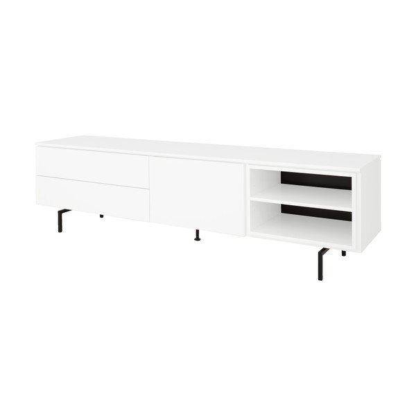 Comodă albă joasă 210x57 cm Plain – Tenzo-image-2
