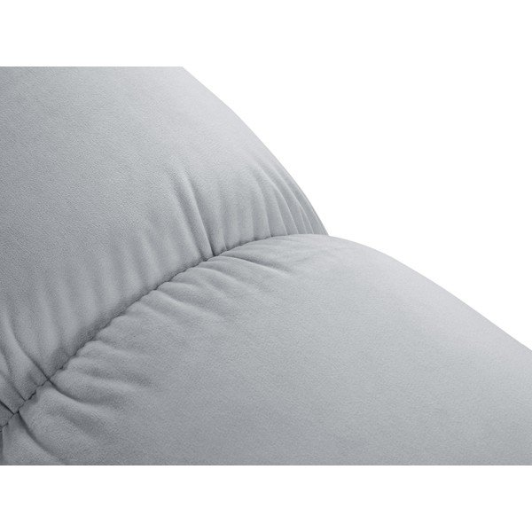 Taburet modular albastru deschis cu tapițerie din catifea Bellis – Micadoni Home-image-1