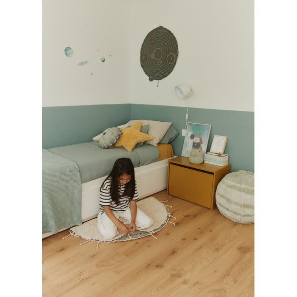 Covor crem lavabil, țesut manual, rotund, din bumbac ø 100 cm Moon Multishape – Lorena Canals-image-4