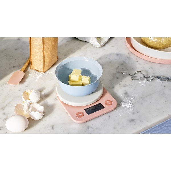 Cântar de bucătărie alb din plastic digital Foodie – RIG-TIG-image-2