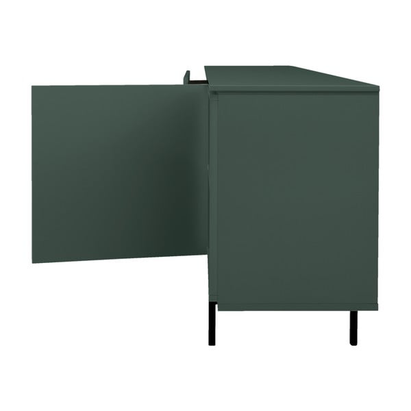 Comodă joasă verde petrol 210x76 cm Plain – Tenzo-image-3