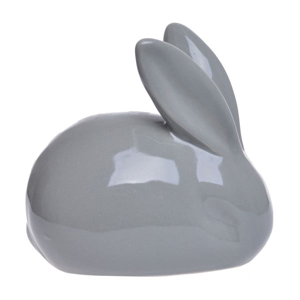 Decorațiune din ceramică Ewax Bunny Bundle, gri