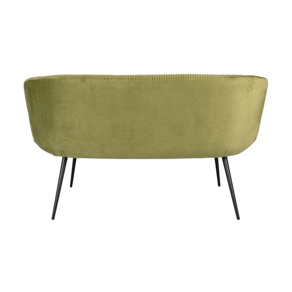 Canapea verde cu tapițerie de catifea Majestic - Leitmotiv-image-3