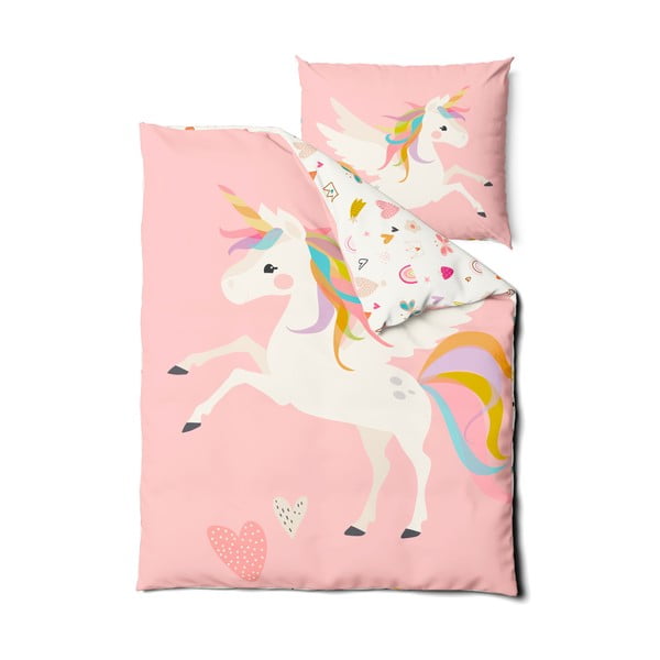 Lenjerie de pat pentru copii din bumbac  140x200 cm Unicorn – Bonami Selection