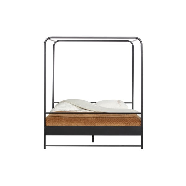 Pat metalic dublu vtwonen Bunk, 160 x 200 cm, negru-image-4