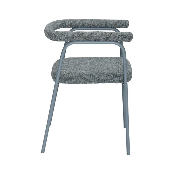 Set de scaune de sufragerie gri cu cotiere 2 buc. tapițat Ecto – Hübsch-image-2