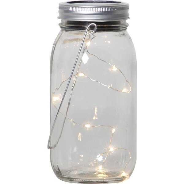 Decorațiune cu LED Star Trading Jamjar, înălțime 18 cm