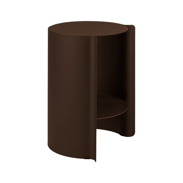 Măsuță auxiliară rotundă din oțel ø 32 cm Wa – noo.ma-image-3
