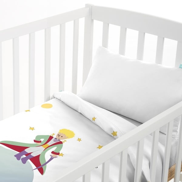 Husă pilotă și pernă din bumbac pentru copii Mr. Fox Le Petit Prince, 100 x 120 cm-image-3