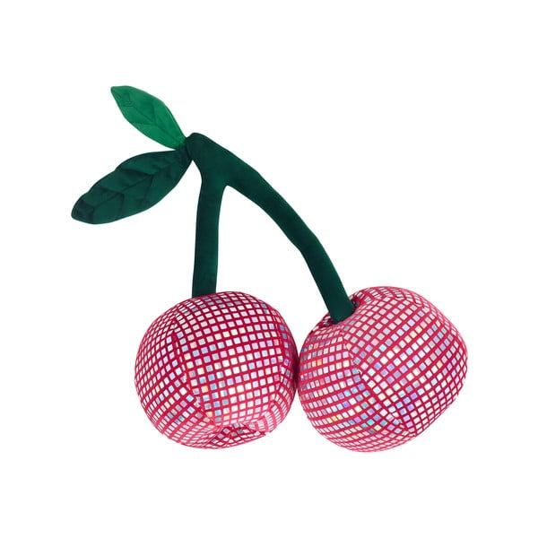 Pernă decorativă din pluș 25x30 cm Disco Cherries – Catherine Lansfield