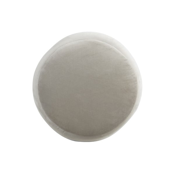 Taburet gri deschis cu tapițerie din catifea Kimi – Light & Living-image-2