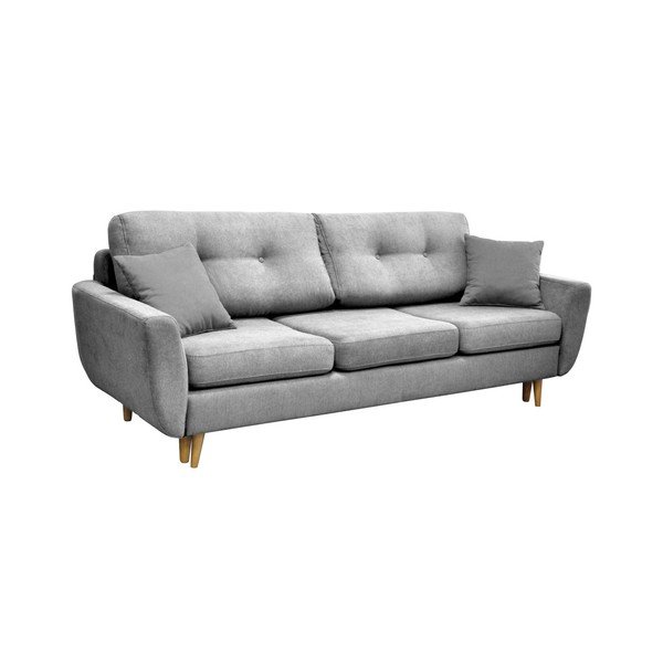 Canapea extensibilă Mazzini Sofas Rose, gri-image-3