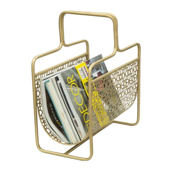 Suport pentru reviste Mauro Ferretti Trivola, auriu-image-3