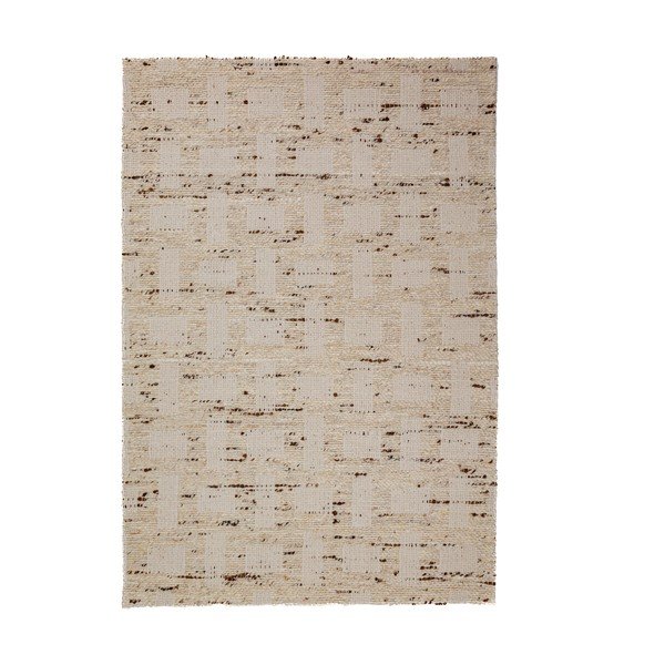 Covor în culoare naturală țesut manual din amestesc de lână 140x200 cm Rova Blend – Flair Rugs