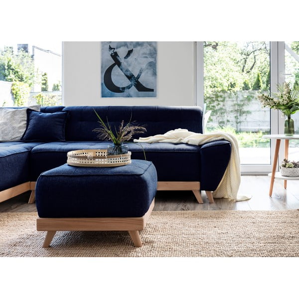 Taburet Miuform Dazzling Daisy, albastru petrol-image-4