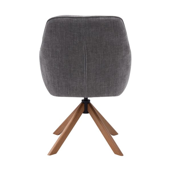 Set de scaune de sufragerie gri 2 buc. tapițat Avola – Unique Furniture-image-2