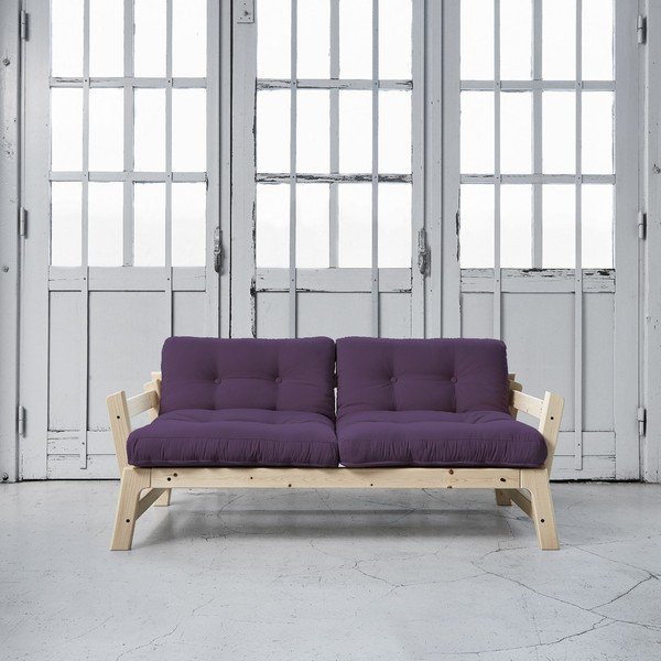 Canapea extensibilă Karup Step Natural/Purple-image-1