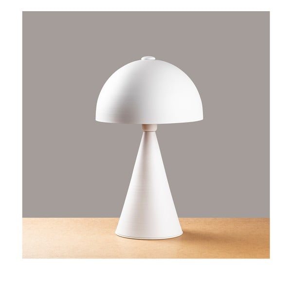 Veioză albă cu abajur din metal (înălțime 52 cm) Dodo – Opviq lights-image-2