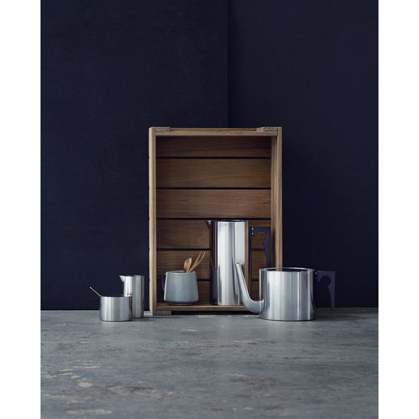 Ceainic argintiu din oțel inoxidabil 1,25 l Arne Jacobsen – Stelton-image-2