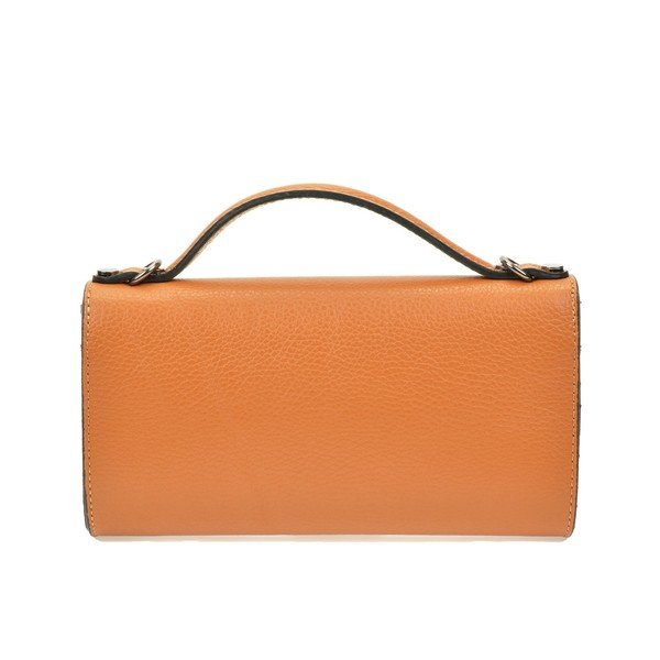 Geantă din piele Roberta M Pisa, maro-image-3