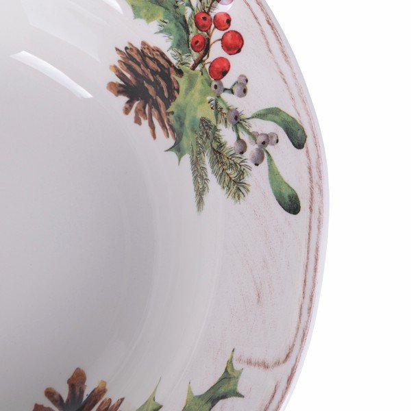 Bol de Crăciun din ceramică VDE Tivoli 1996 Ortisei, ø 36 cm-image-3