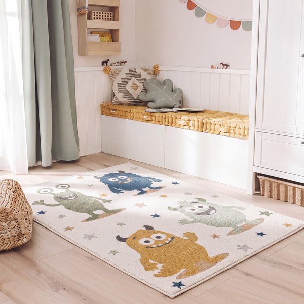 Covor pentru copii crem 120x170 cm Beats – Universal-image-1