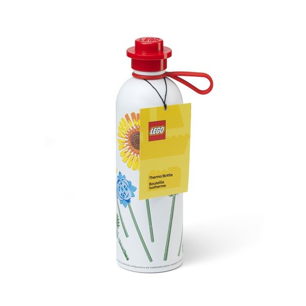 Termos pentru copii roșu/alb din metal 560 ml Botanicals – LEGO®-image-1