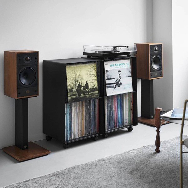 Etajeră pe roți neagră din metal 40x73x38 cm Tower – YAMAZAKI-image-3