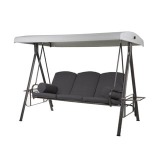 Balansoar de grădină negru din metal Salerno - Dajar