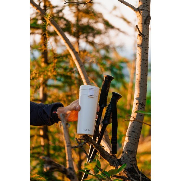 Cană termică Vialli Design Fuori, 400 ml, alb-image-4