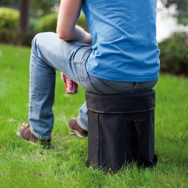 Geantă termoizolatoare / taburet XD Collection, negru-image-1