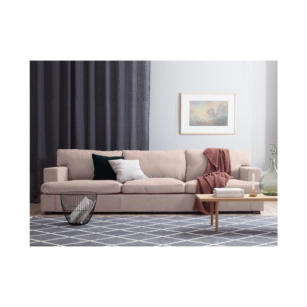 Canapea Windsor & Co Sofas Charles, roz deschis, 235 cm-image-2