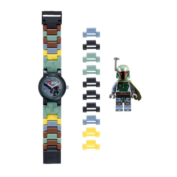 Ceas de mână cu figurină LEGO® Star Wars Boba Fett