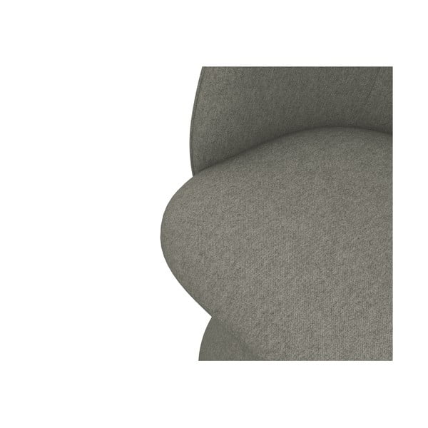 Scaun de sufragerie gri tapițat Maia – Makamii-image-4